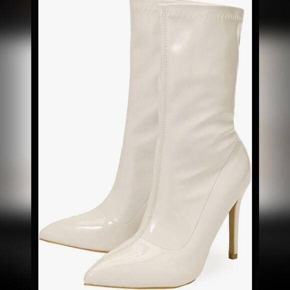 BRAND NEW PRETTYLITTLETHING POINTED TOE ANKLE  STILETTO HEELS SIDE ZIPPER  BOOT - Picture 10 of 16